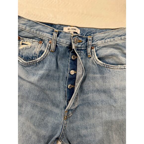 RE/DONE 70s Ultra High Rise Jeans Women’s 29 Raw Hem Mom Jeans - Picture 14 of 16